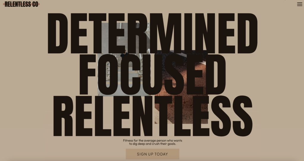 Mocha Relentless - Showit