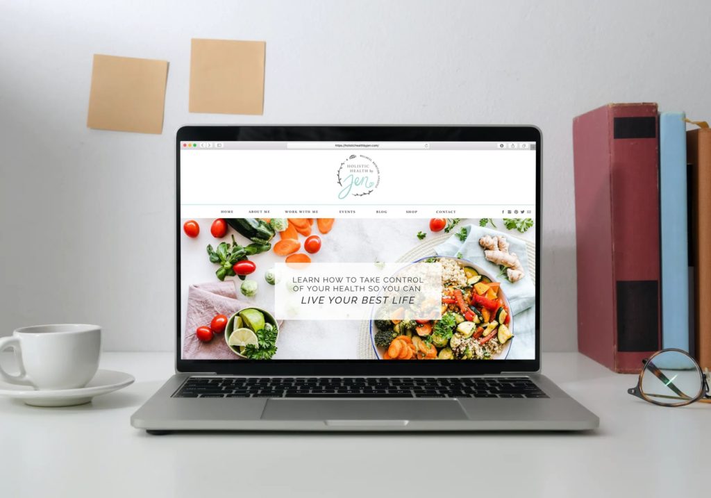 desktop view of https://holistichealthbyjen.com/