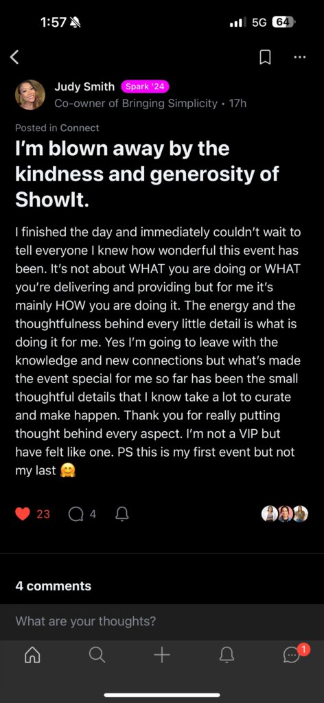 Screenshot - Showit