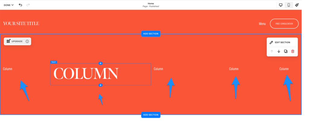Pasted_Image_9_30_22__2_03_PM - Showit Columns of SquareSpace classic editor to compare to SquareSpace Fluid Engine