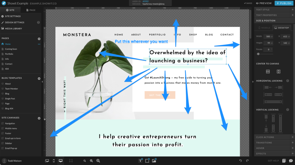 Pasted_Image_9_30_22__4_08_PM - Showit Showit website builder to show differences from SquareSpace Fluid Engine